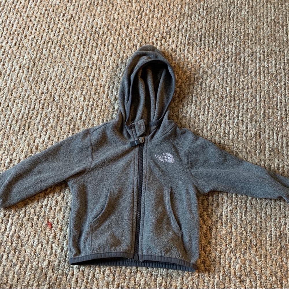 North Face lightweight fleece hoodie